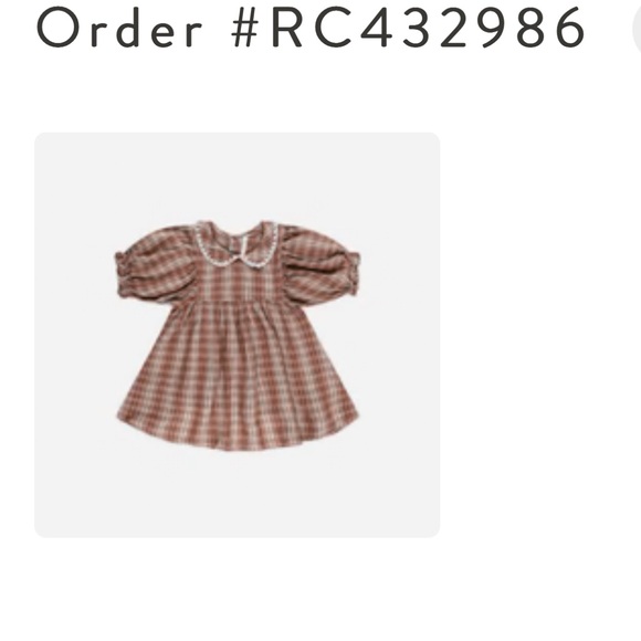 Rylee + Cru Heidi Dress Autumn Plaid. Worn once. 2 avail. Sz 2-3yrs - Picture 2 of 2